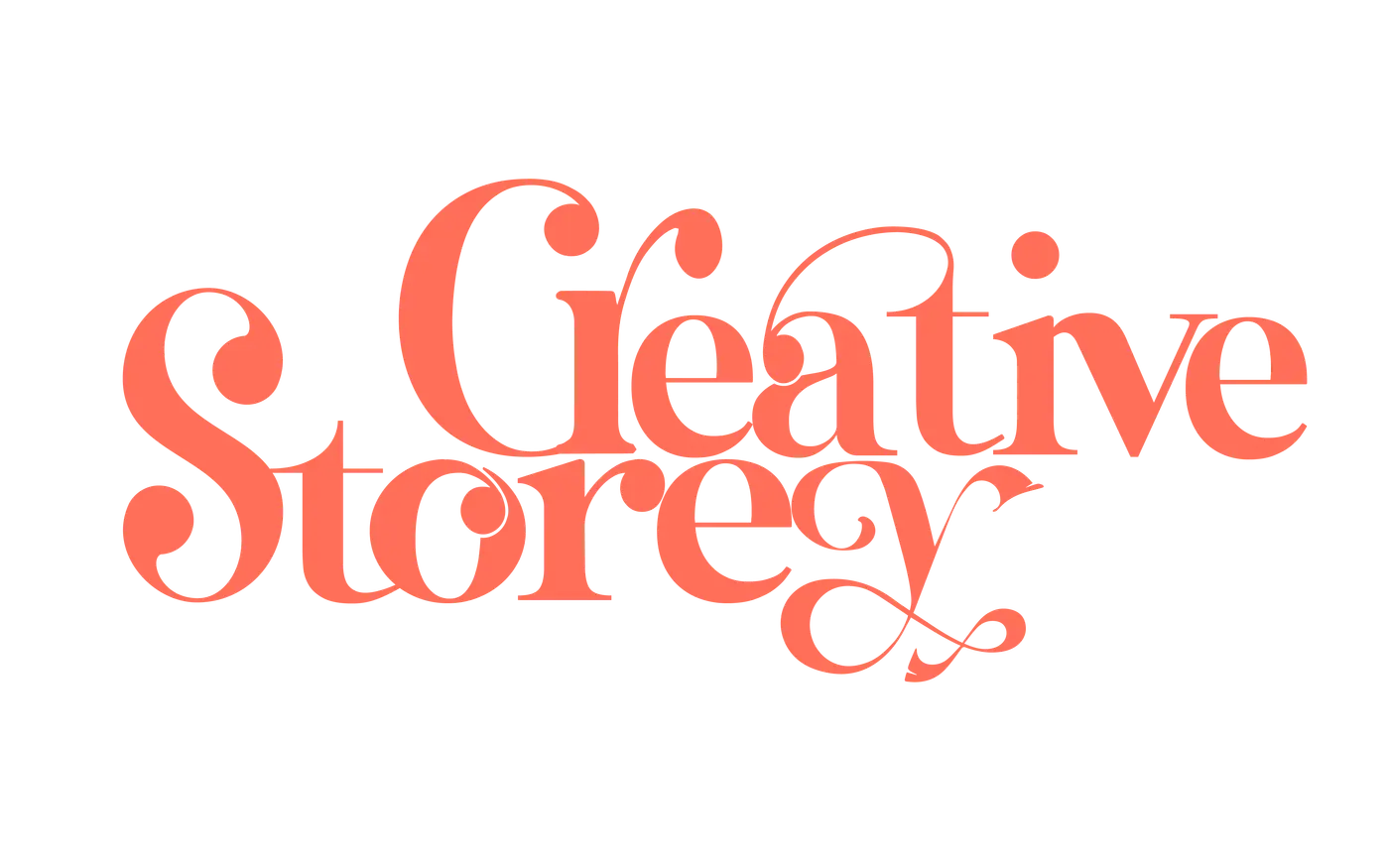 creative storey logo - copywriter for women